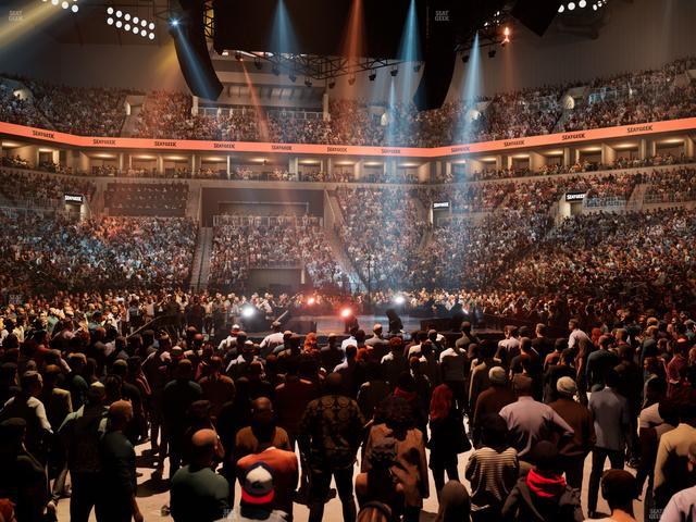 Barclays Center - Section Ga Floor Seat View