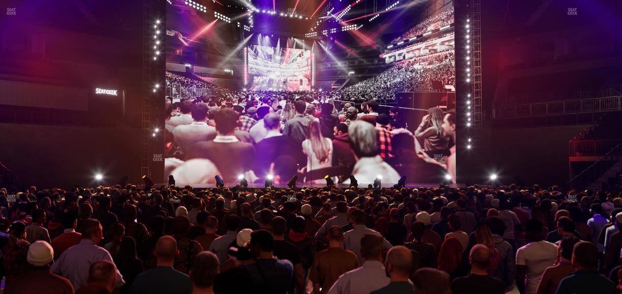 Barclays Center - Section Ga Floor Seat View