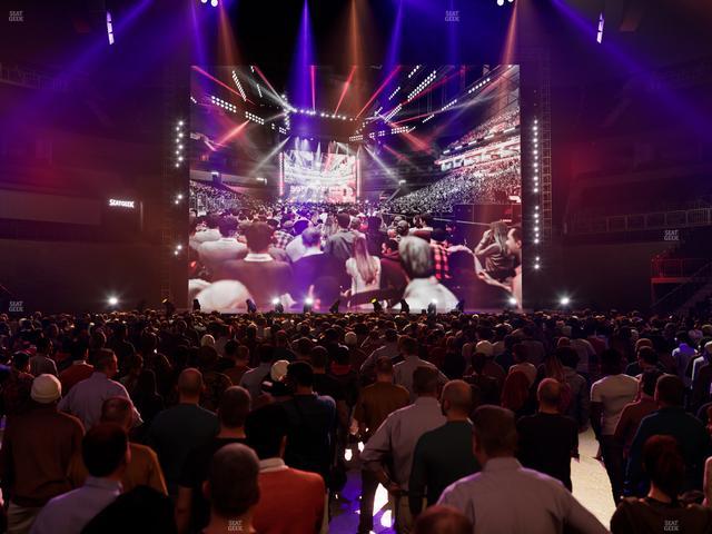 Barclays Center - Section Ga Floor Seat View