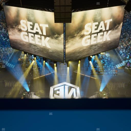 Barclays Center - Section Modelo Bridge Front Rail Seat View