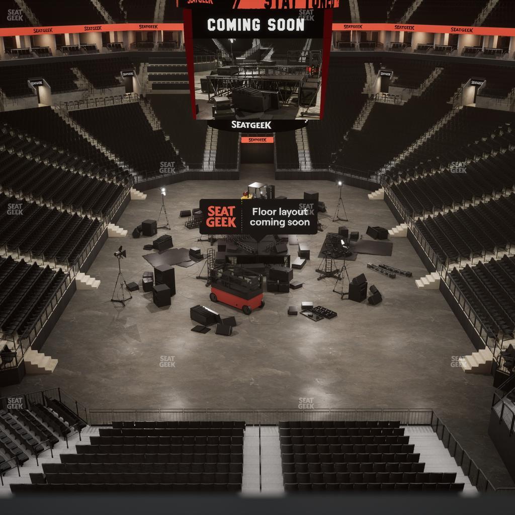 Barclays Center - Section Modelo Bridge Front Rail Seat View