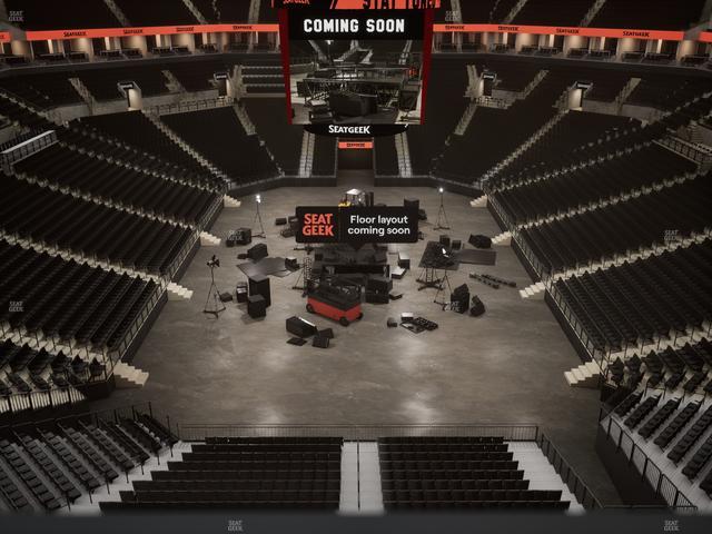Barclays Center - Section Modelo Bridge Front Rail Seat View