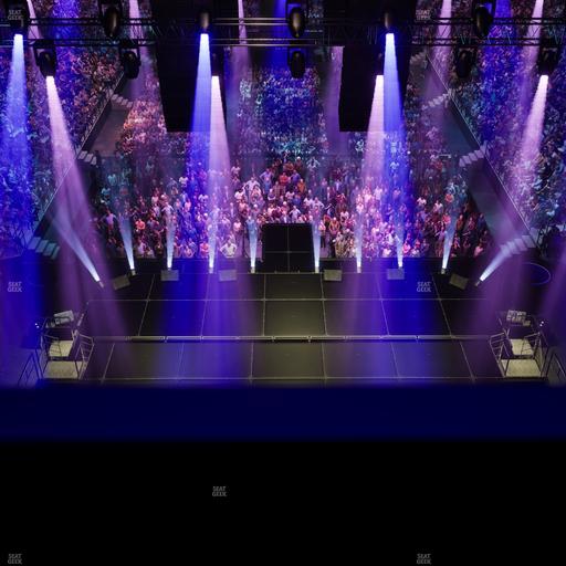 Barclays Center - Section Modelo Bridge Front Rail Seat View