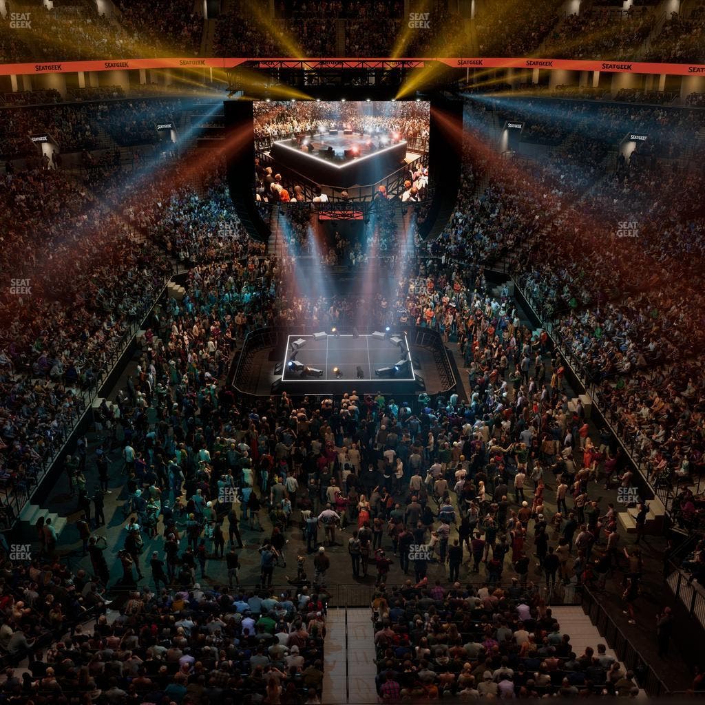 Barclays Center - Section Modelo Bridge Front Rail Seat View