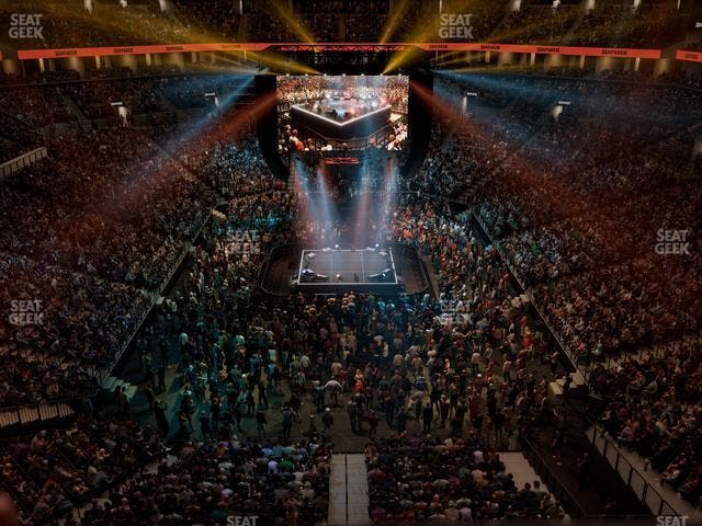 Barclays Center - Section Modelo Bridge Front Rail Seat View