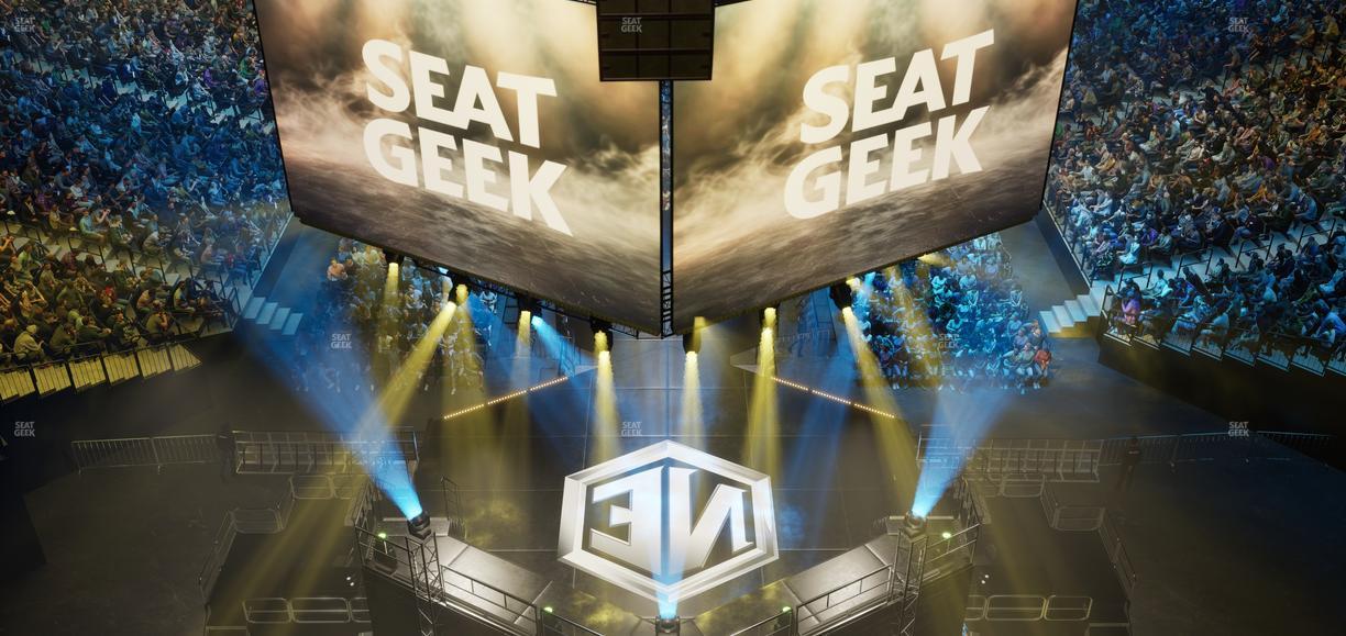 Barclays Center - Section Modelo Bridge Seat View