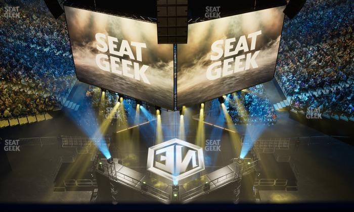 Barclays Center - Section Modelo Bridge Seat View