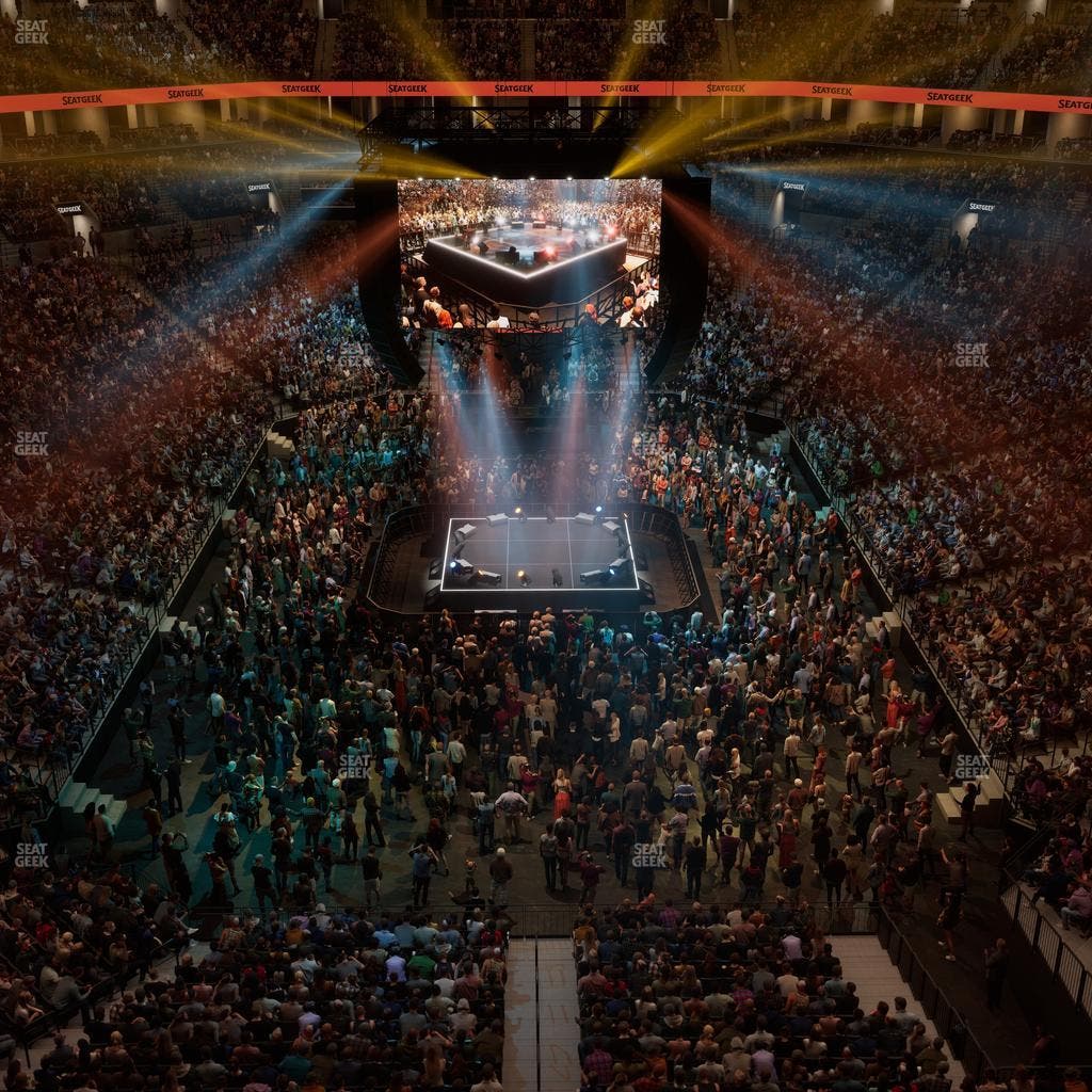 Barclays Center - Section Modelo Bridge Seat View