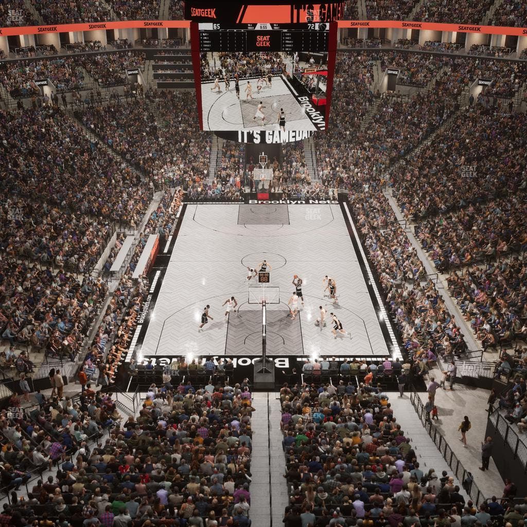 Barclays Center - Section Modelo Bridge Seat View