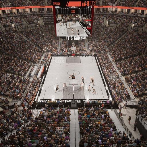 Barclays Center - Section Modelo Bridge Seat View