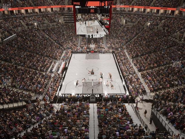 Barclays Center - Section Modelo Bridge Seat View Barclays Center - Section Modelo Bridge Seat View