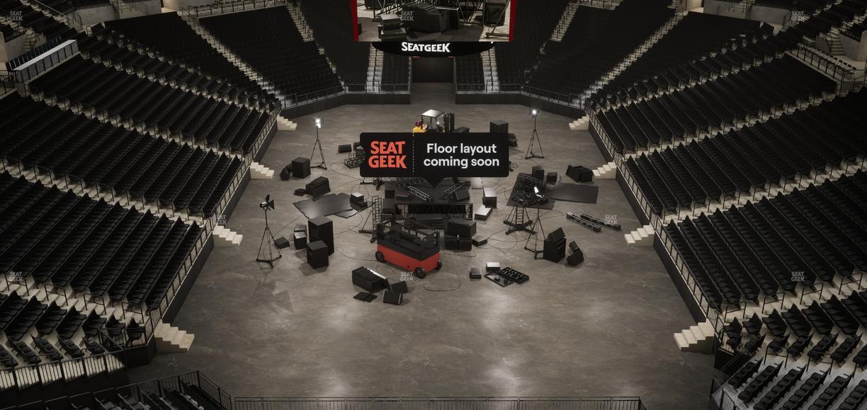 Barclays Center - Section Modelo Bridge Seat View