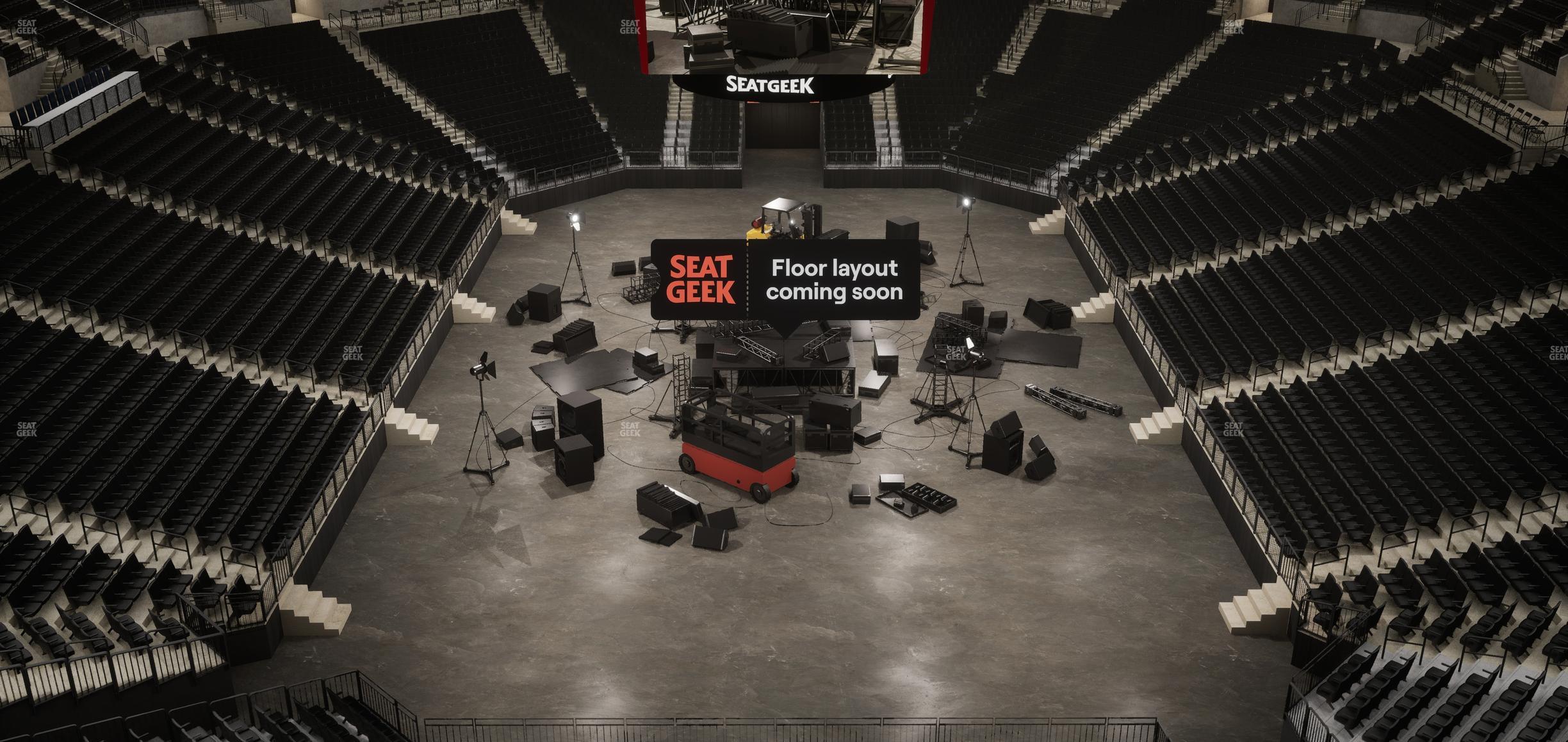 Barclays Center - Section Modelo Bridge Seat View