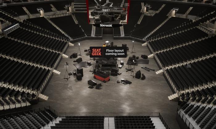 Barclays Center - Section Modelo Bridge Seat View