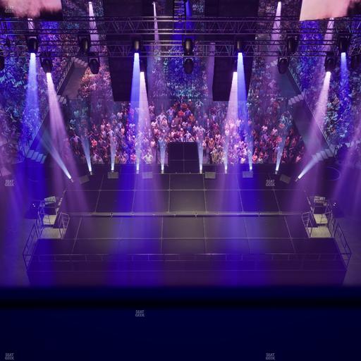 Barclays Center - Section Modelo Bridge Seat View