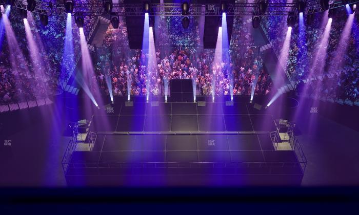 Barclays Center - Section Modelo Bridge Seat View