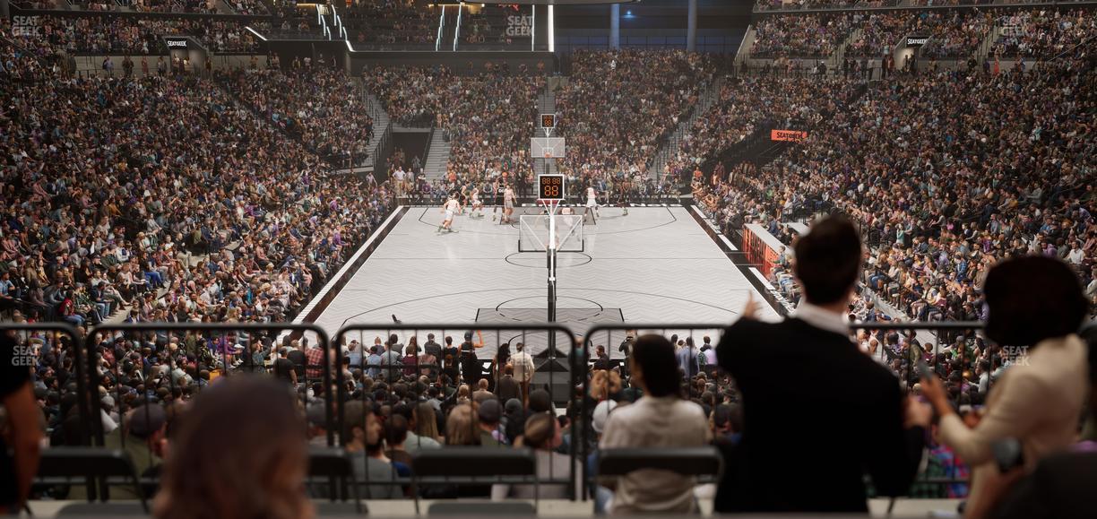 Barclays Center - Section The Baseline Club Seat View