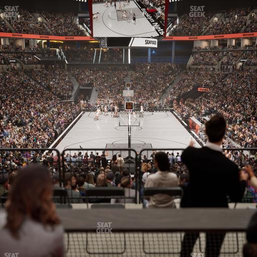 Barclays Center - Section The Baseline Club Seat View