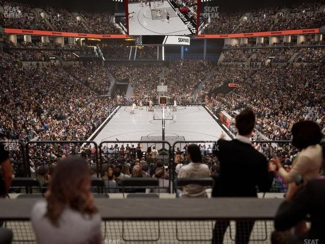 Barclays Center - Section The Baseline Club Seat View