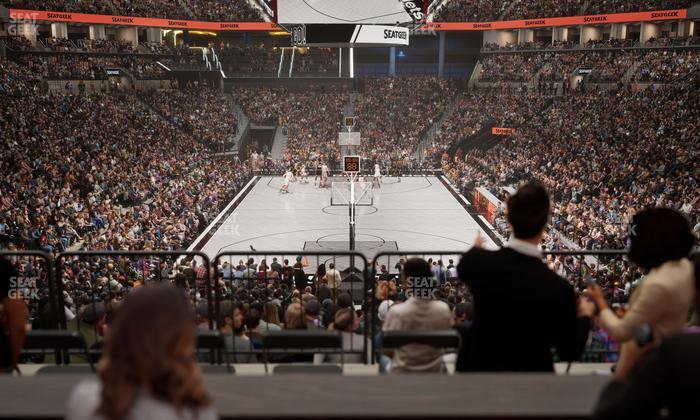 Barclays Center - Section The Baseline Club Seat View