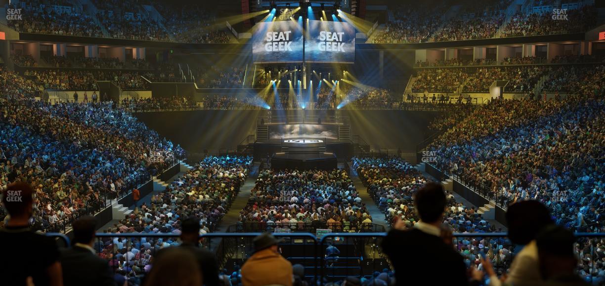 Barclays Center - Section The Baseline Club Seat View