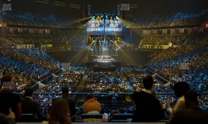 Barclays Center - Section The Baseline Club Seat View