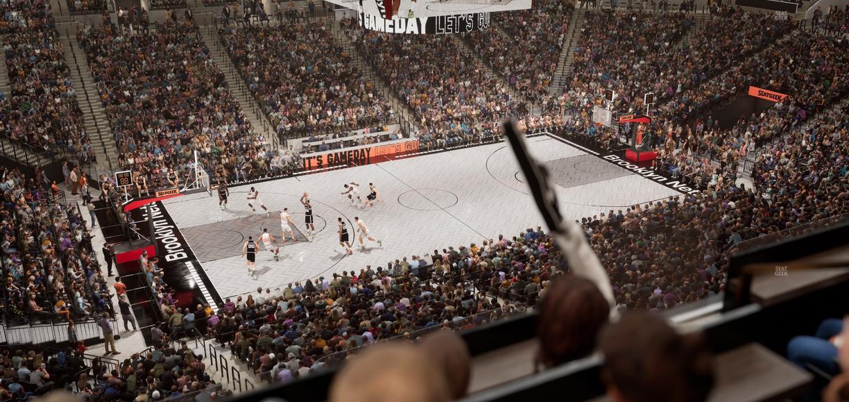 Barclays Center - Section The Key 10 Seat View