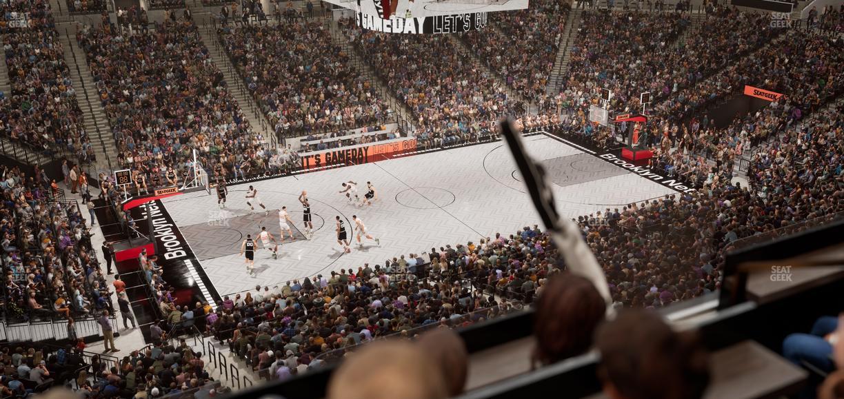 Barclays Center - Section The Key 10 Seat View