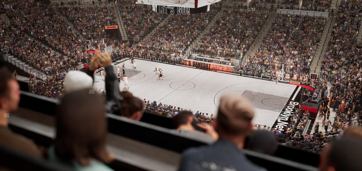Barclays Center - Section The Key 2 Seat View