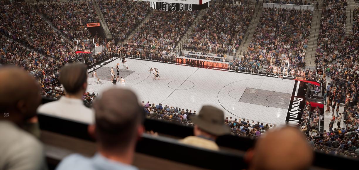 Barclays Center - Section The Key 3 Seat View