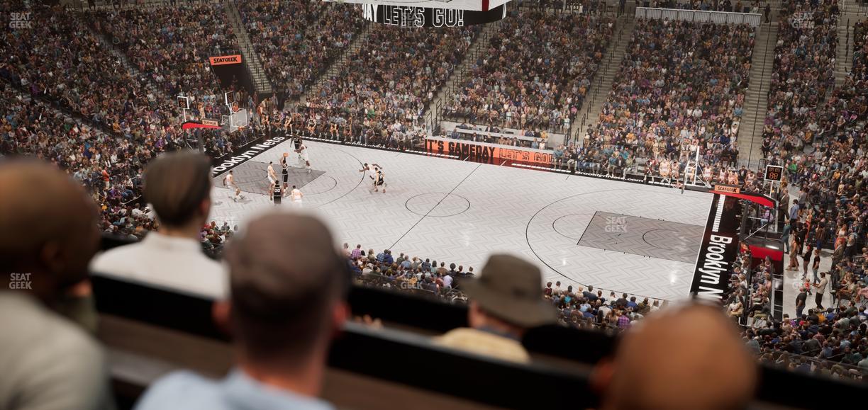 Barclays Center - Section The Key 3 Seat View