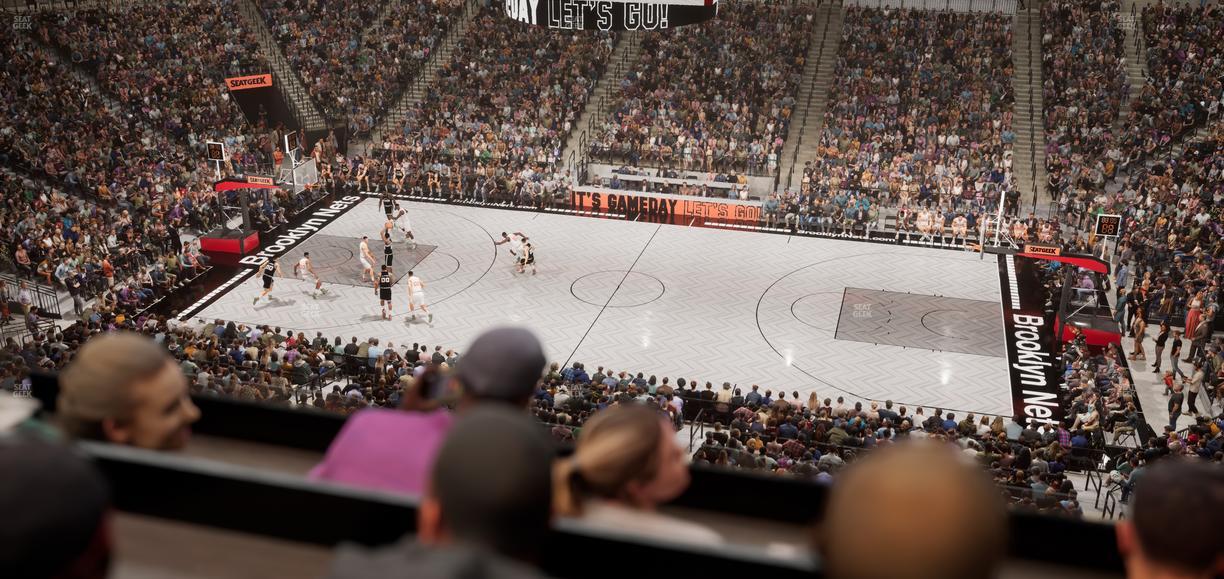 Barclays Center - Section The Key 4 Seat View