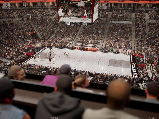 Barclays Center - Section The Key 4 Seat View Barclays Center - Section The Key 4 Seat View