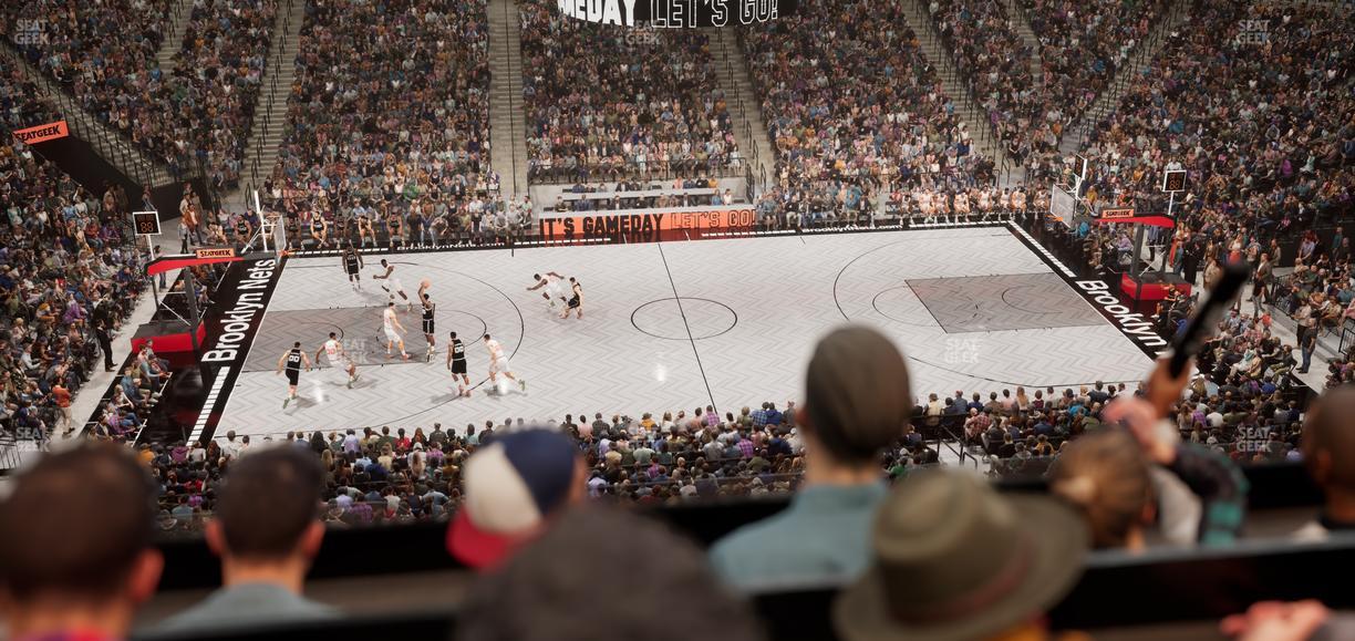 Barclays Center - Section The Key 7 Seat View
