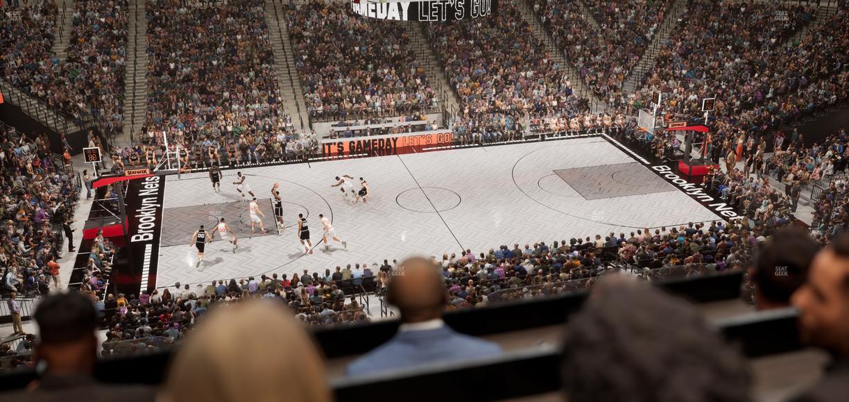 Barclays Center - Section The Key 8 Seat View