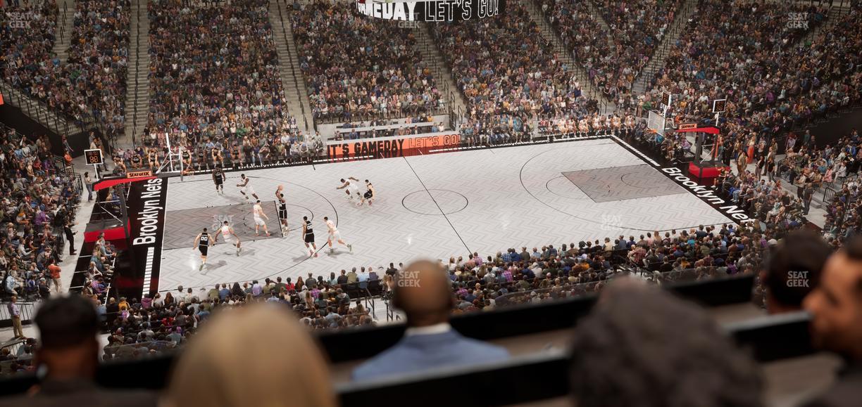 Barclays Center - Section The Key 8 Seat View