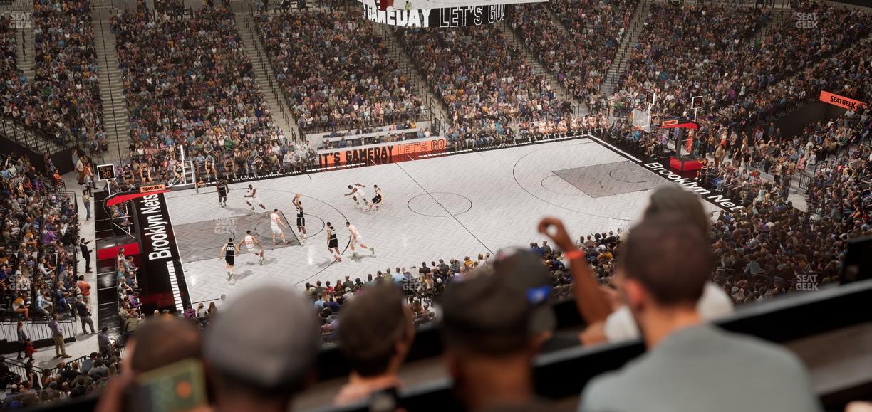Barclays Center - Section The Key 9 Seat View