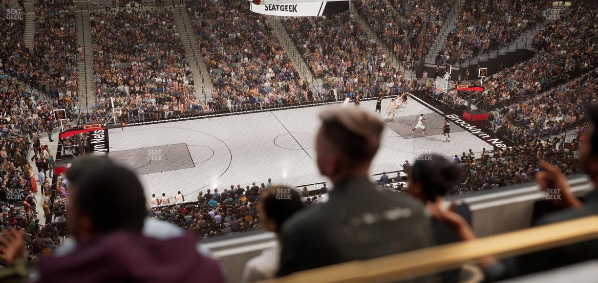 Barclays Center - Section The Row 12 Seat View