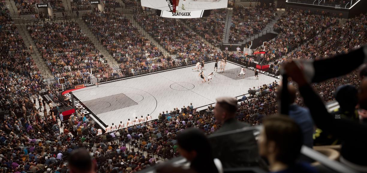 Barclays Center - Section The Row 16 Seat View