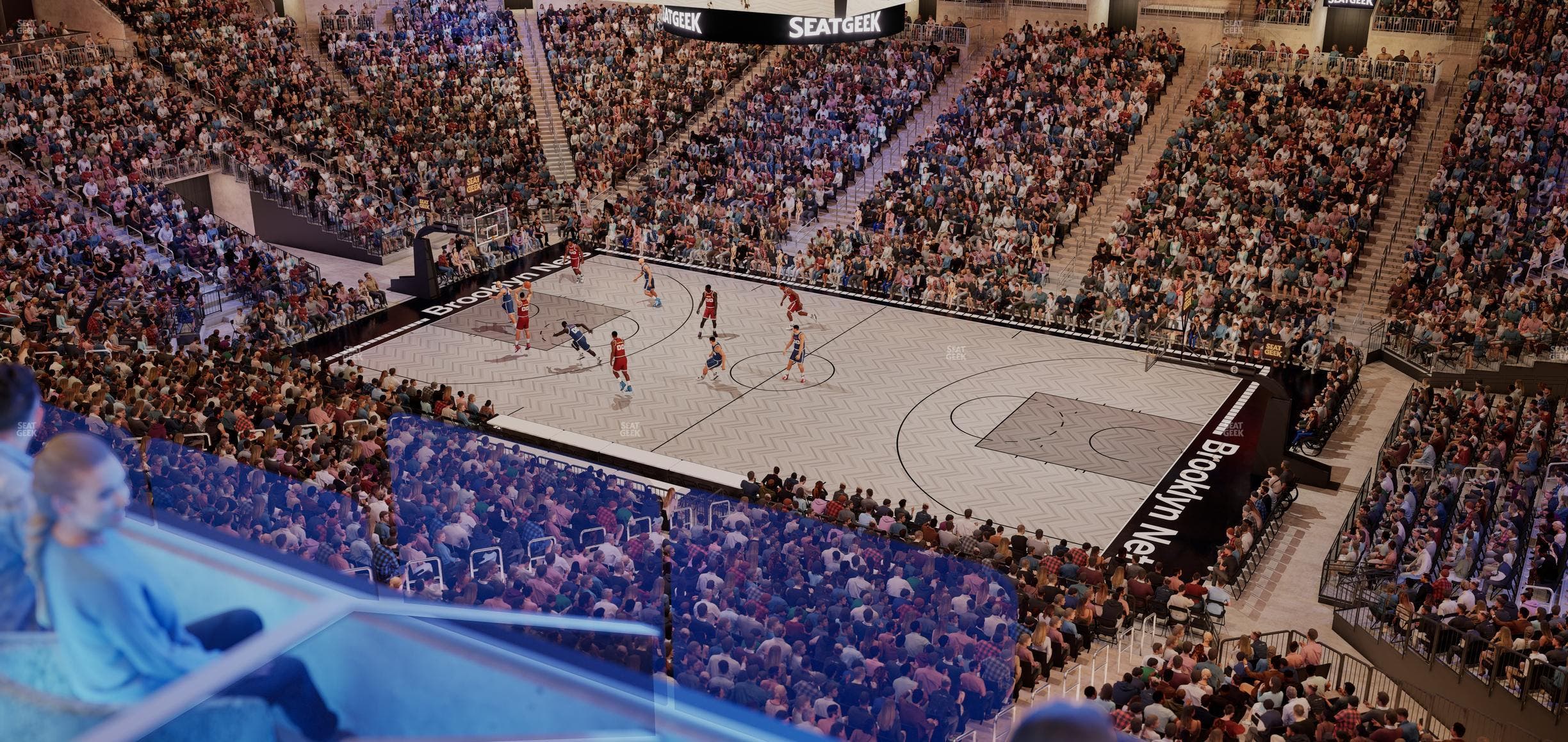 Barclays Center - Section The Row 2 Seat View