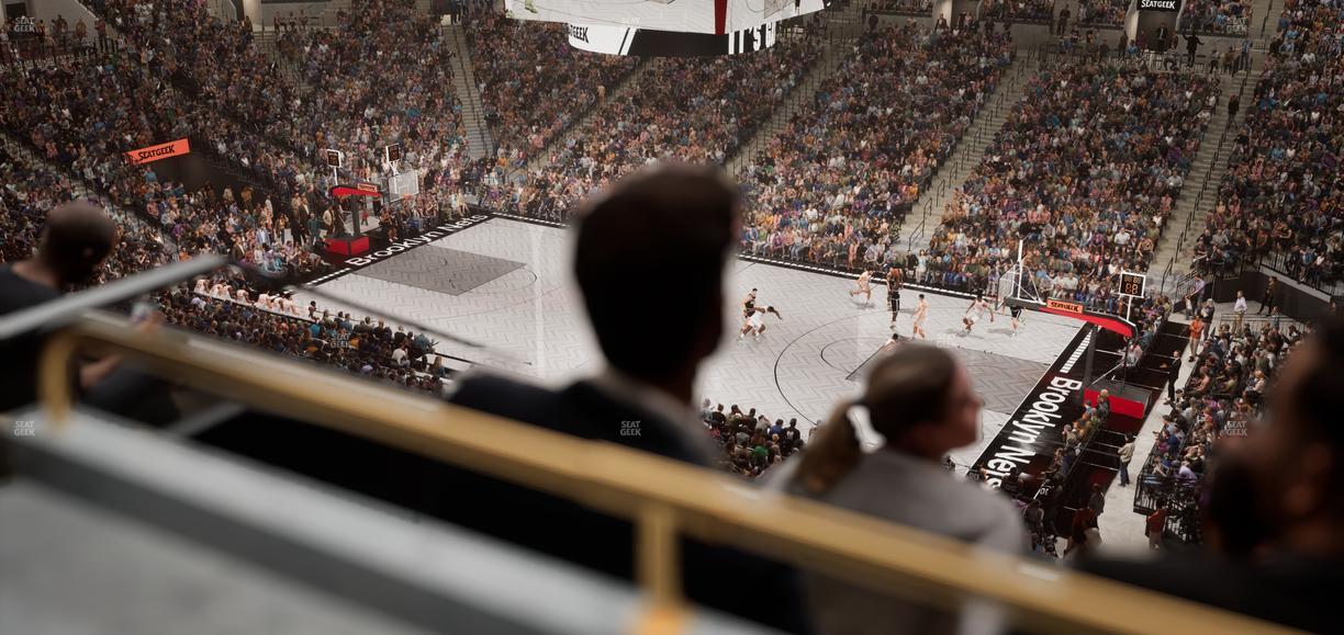 Barclays Center - Section The Row 2 Seat View