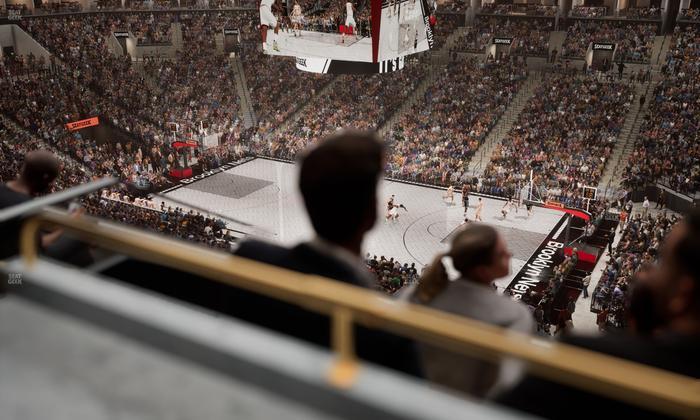 Barclays Center - Section The Row 2 Seat View