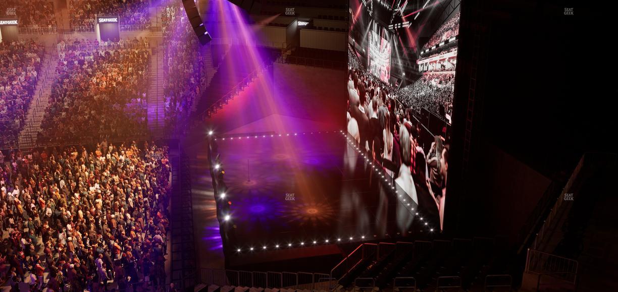 Barclays Center - Section The Row 3 Seat View