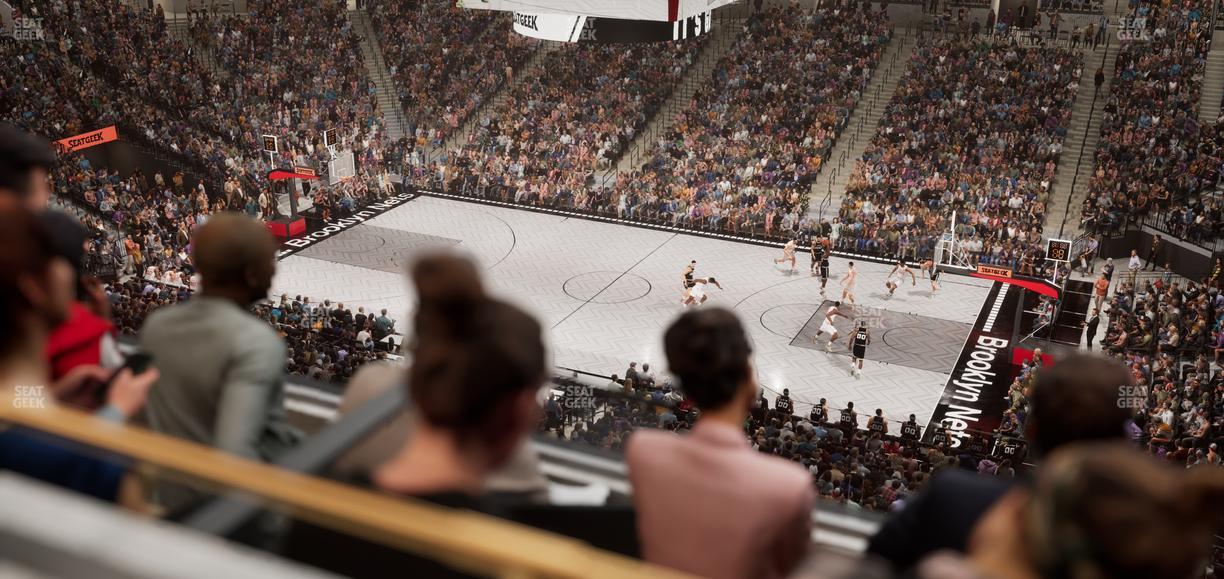 Barclays Center - Section The Row 3 Seat View