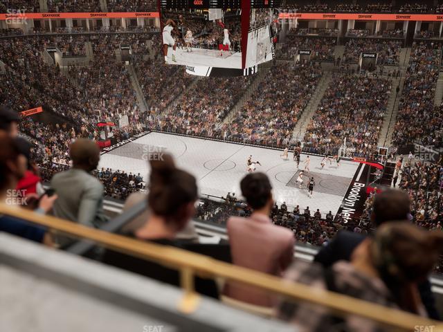 Barclays Center - Section The Row 3 Seat View Barclays Center - Section The Row 3 Seat View