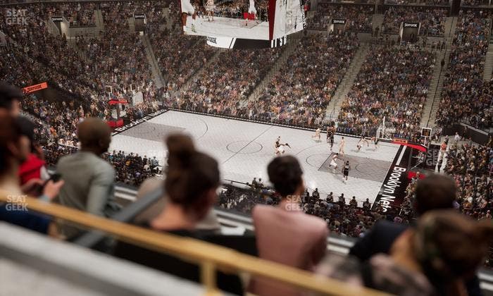 Barclays Center - Section The Row 3 Seat View