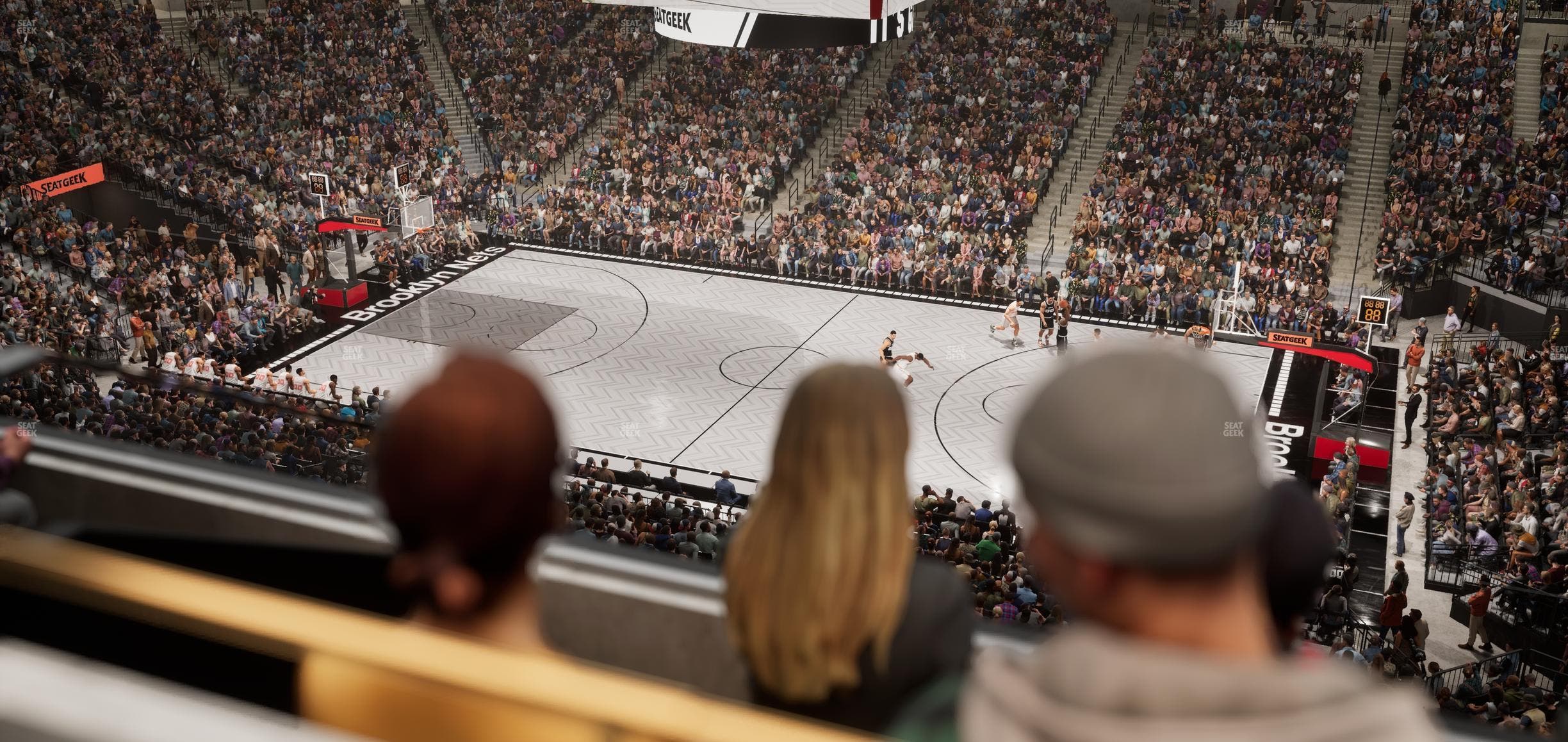 Barclays Center - Section The Row 4 Seat View