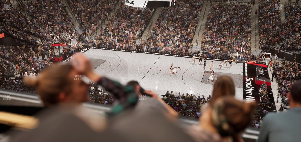 Barclays Center - Section The Row 5 Seat View