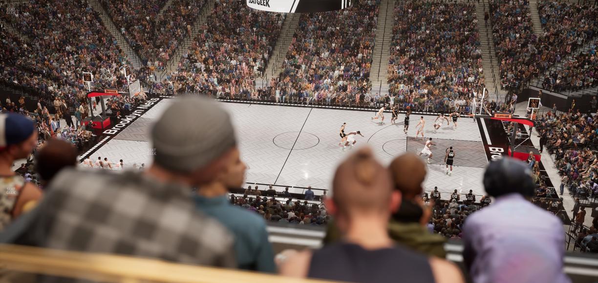 Barclays Center - Section The Row 6 Seat View