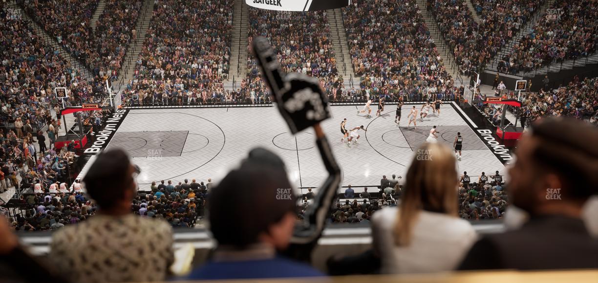 Barclays Center - Section The Row 9 Seat View